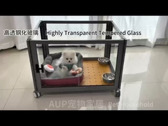 AUP ペット用 アルミ製の犬の檻