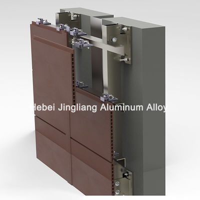 品質  20mm Thickness Terracotta Facade Support System 工場