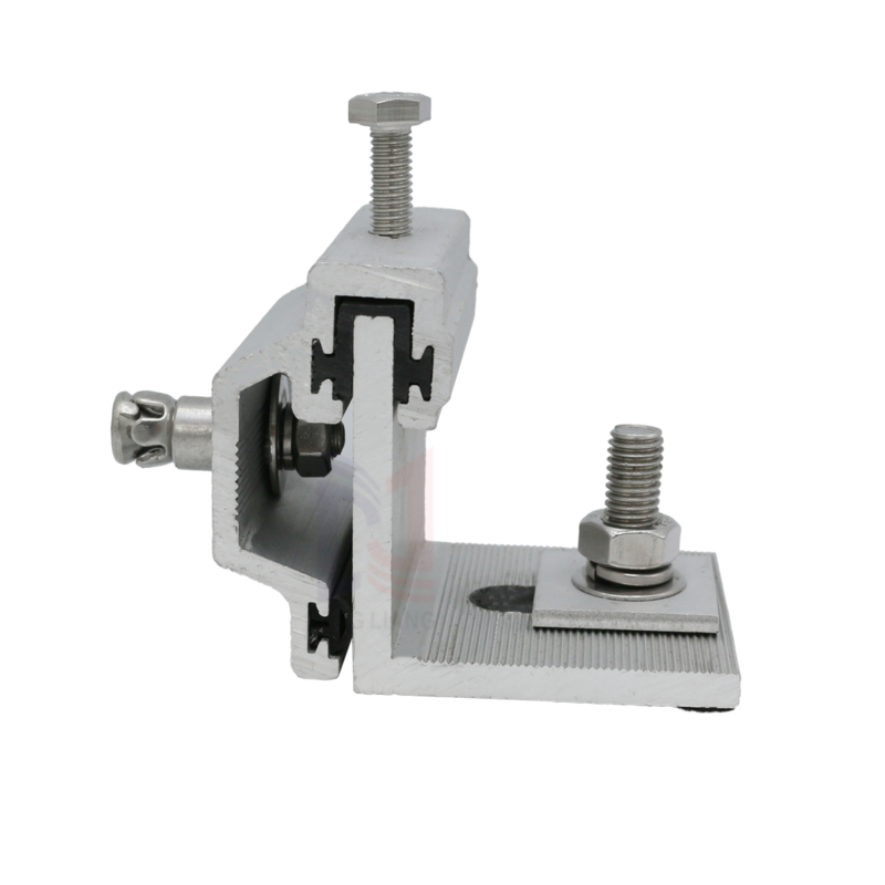 高耐久性アルミクリップ 商業・産業用建物における石面支柱システム