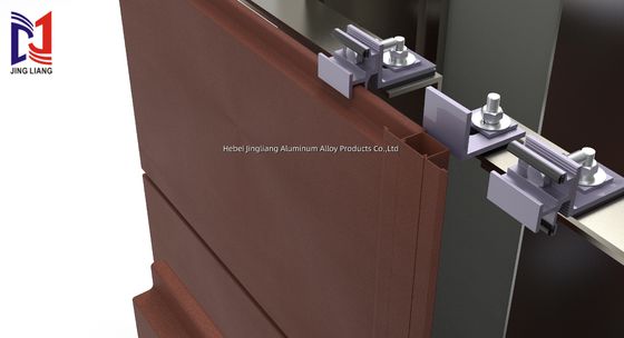 20mmパネル用テラコッタ換気式ファサードサポートシステム 高耐久性